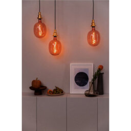 Osram Vintage 1906 Edison 30 Filament Dim Lamp 7.8W 818 Smoke E27 4 Pack - thumbnail 4