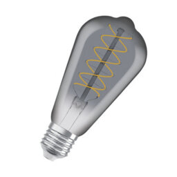 Osram Vintage 1906 Edison 30 Filament Dim Lamp 7.8W 818 Smoke E27 4 Pack - thumbnail 1