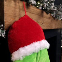 Samuel Alexander 32Cm Door Hanging Laughing Elf Animated Indoor Christmas Decoration - thumbnail 4