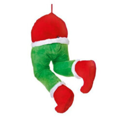 Samuel Alexander 32Cm Door Hanging Laughing Elf Animated Indoor Christmas Decoration - thumbnail 8