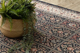 RugsX Carpet Wool Nain Flowers, Frame 1181/51011 Navy / Beige   240X340 Cm - thumbnail 5