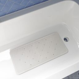Croydex Rubagrip White Medium Rectangular Bath Mat (L)74Cm (W)34Cm - thumbnail 3