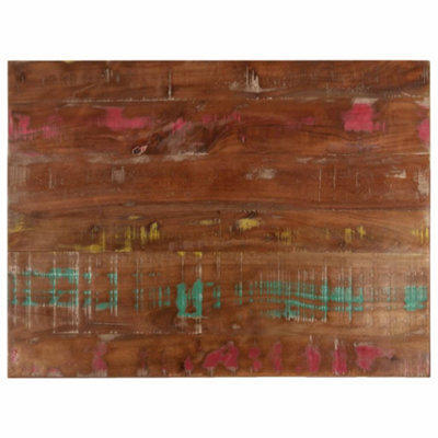 Berkfield Table Top 80X70X1.5 Cm Rectangular Solid Wood Reclaimed - image 1