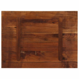 Berkfield Table Top 80X70X1.5 Cm Rectangular Solid Wood Reclaimed - thumbnail 5