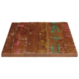 Berkfield Table Top 80X70X1.5 Cm Rectangular Solid Wood Reclaimed - thumbnail 4