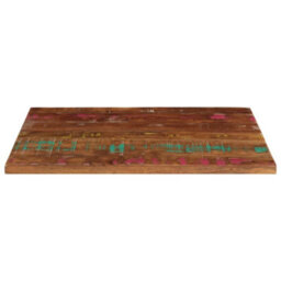 Berkfield Table Top 80X70X1.5 Cm Rectangular Solid Wood Reclaimed - thumbnail 3