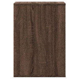 Berkfield Corner Chest Of Drawers Brown Oak 40X41X58 Cm Engineered Wood - thumbnail 6