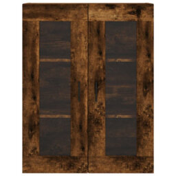 Berkfield Elegant Highboard Smoked Oak 69.5X34X180 Cm Engineered Wood - thumbnail 6