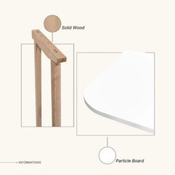 Solid Matt White Freestanding Study Desk Home Office Workstation - thumbnail 4
