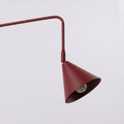 Sollux Lighting Nox Steel Burgundy 2 Lights Modern Wall Lamps - thumbnail 5