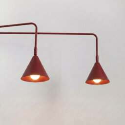 Sollux Lighting Nox Steel Burgundy 2 Lights Modern Wall Lamps - thumbnail 4