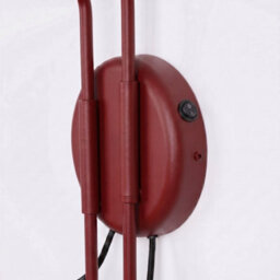 Sollux Lighting Nox Steel Burgundy 2 Lights Modern Wall Lamps - thumbnail 7