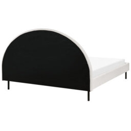 Beliani Bed Boucle Margut 160 X 200 Cm (Eu King Size) White - thumbnail 6
