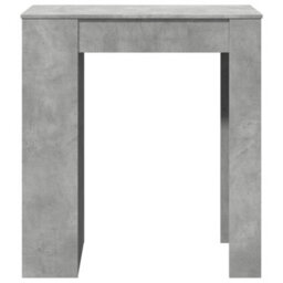 Berkfield Bar Table With Racks Concrete Grey 95X47X103.5 Cm Engineered Wood - thumbnail 4