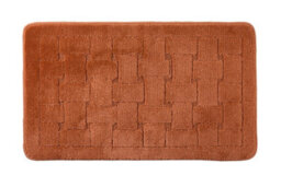 Shades Collection Bath Mat In Terracotta
