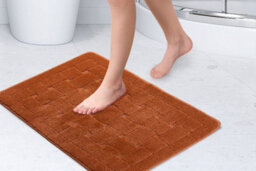 Shades Collection Bath Mat In Terracotta - thumbnail 2