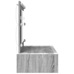 Walplus Dressing Table Grey 100 X 40 X 70 Cm Engineered Wood - thumbnail 6