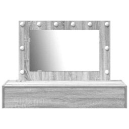 Walplus Dressing Table Grey 100 X 40 X 70 Cm Engineered Wood - thumbnail 5