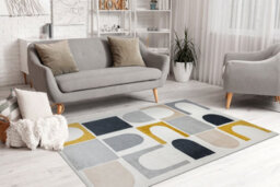 RugsX Carpet Fusion 0213 White Yellow - Geometric, Modern, Abstract 200X290 Cm - thumbnail 5