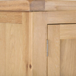 Seconique Windsor 2 Door 1 Drawer Wardrobe Real Natural Oak Part Assembled - thumbnail 6