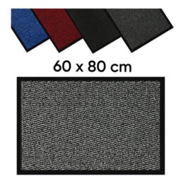 Barrier Mat 60 X 80 Cm Silver  Anti-Slip Waterproof Door Mat - thumbnail 1