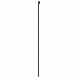 Berkfield Sliding Door Black 76X205 Cm Tempered Glass And Aluminium - thumbnail 5