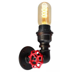 Long Life Lamps Company Industrial Water Pipe Wall Light M0165 - thumbnail 3