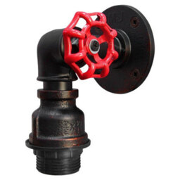 Long Life Lamps Company Industrial Water Pipe Wall Light M0165 - thumbnail 5