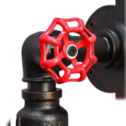 Long Life Lamps Company Industrial Water Pipe Wall Light M0165 - thumbnail 7