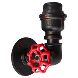 Long Life Lamps Company Industrial Water Pipe Wall Light M0165 - thumbnail 4