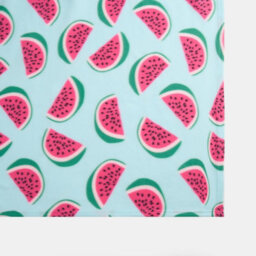 OHS Watermelon Fleece Throw Bedspread Sofa Chair Garden Travel Soft Warm Car Blanket - thumbnail 4