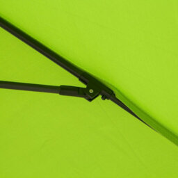 Outsunny 2.7M Patio Umbrella Outdoor Sunshade Canopy W/ Tilt And Crank Green - thumbnail 9