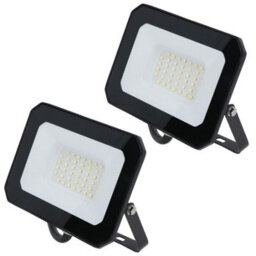 AB Tools 30 Watt Led Mini Floodlight Garden Lighting 2400 Lumens Ip65 + Bracket 1Pc
