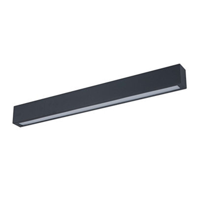 Luminosa Lighting Luminosa Modern Led Wall Lamp Black, Cool White 4000K 1440Lm