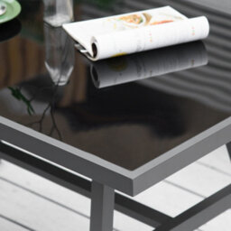 Outsunny 8-Seater Aluminium Garden Dining Sofa Furniture Set With Cushions - thumbnail 9