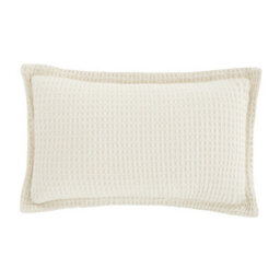 Pineapple Elephant Jaipur Chunky Waffle Cotton 30X50Cm Cushion Natural - thumbnail 5