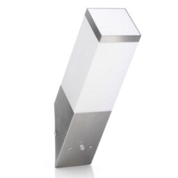Auraglow Stainless Steel Dusk Till Dawn Sensor Wall Light - Cheshunt - Fitting Only - thumbnail 1