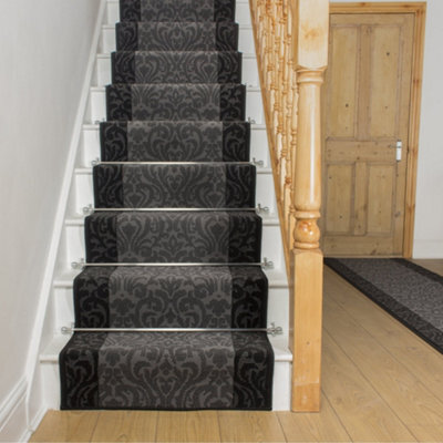 Baroque Stair Runner - Soft & Durable Carpet Runner For Stairs & Staircases, Multiple Lengths - image 1