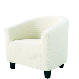 Simple White Sofa Cover, Universal Anti-Scratch Cover For Cat Sofa, Simple Semi-Circular Design - thumbnail 1