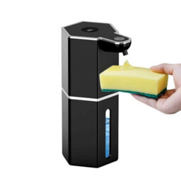 Black 360Ml Automatic Soap Dispenser Touchless Gel Sanitizer Sensor Usb Rechargeable - thumbnail 4