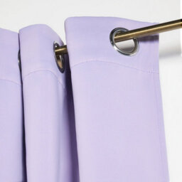 "Ohs Eyelet Blackout Curtains Pair Of Thermal Ring Top, Lilac - 46 X 72""" - thumbnail 2