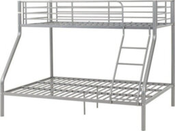 Seconique Tandi Triple Sleeper Bunk Bed In Silver Finish Full Sized Double As The Bottom Bunk - thumbnail 2