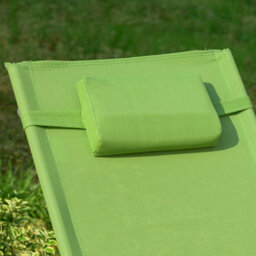 Sobuy Ogs28-Gr, Outdoor Garden Rocking Sun Lounger Recliner Relaxing Chair With Headrest And Side Bag, Green,w147Xd63Xh85 - thumbnail 6