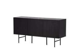 Bjorn Low Cabinet Storage - Black Cabinet - 42 X 75 X 150 - thumbnail 2