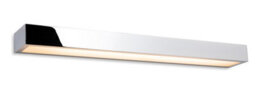 Luminosa Lighting Luminosa Zulu Bathroom Down Light Led Wall Light - 600mm Chrome With Opal Glass Diffuser Ip44 - thumbnail 1