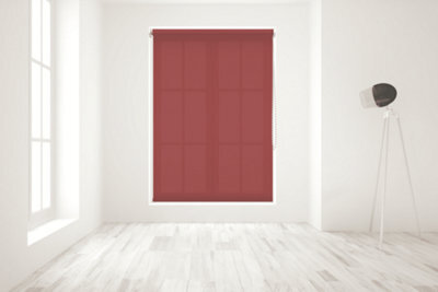 Caecus Blinds Straight Edge Roller Blind Red 210Cm - image 1