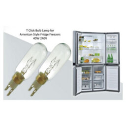 2 X American Style T-Click 40W 240V Fridge Freezer Bulb Lamp - Compatible Non-Genuine By Ufixt - thumbnail 3