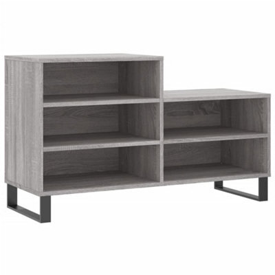 Berkfield Modern Shoe Cabinet Grey Sonoma 102X36X60 Cm Engineered Wood