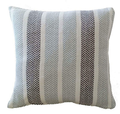 Zara Pure Cotton Cushion Cover In Grey, 60 X 60Cm
