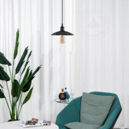 Vintage Industrial Black Metal E27 Lamp Shade With Matte Finish For Indoor Use - thumbnail 4